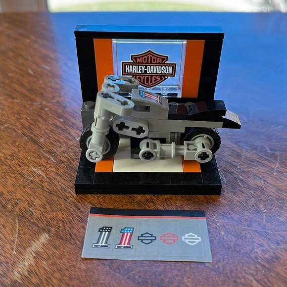 Harley-Davidson Other - Harley-Davidson Mini Lego Motorcycle - Completely Assembled!